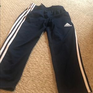 Adidas baby blue tapered track pants